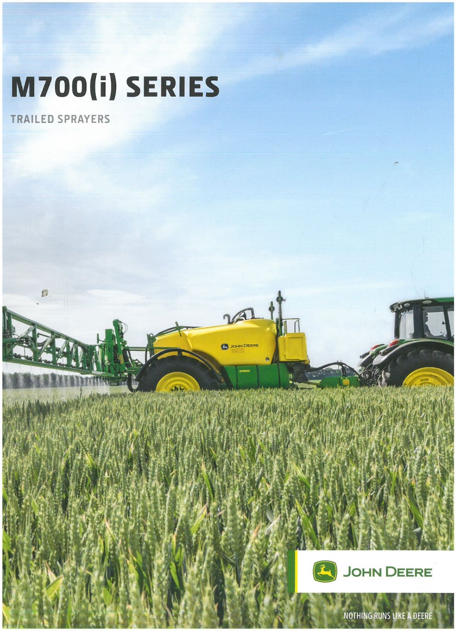 John Deere Trailed Sprayers M700i Series Brochure