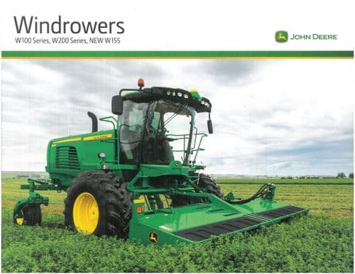 John Deere Windrower W155 W235 W260 Brochure