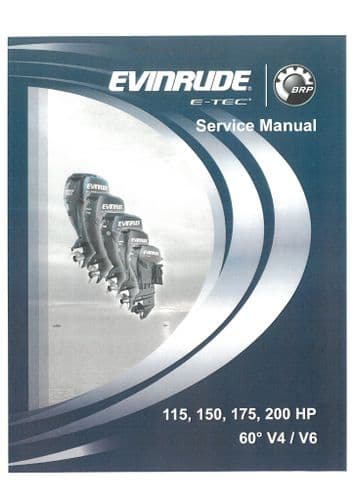 Johnson Evinrude Outboard Engine 115 150 175 200HP V4 V6 Workshop Service Manual
