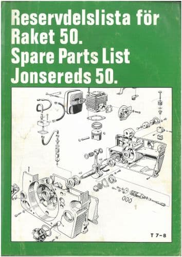 Jonsered Chainsaw 50 Parts Manual