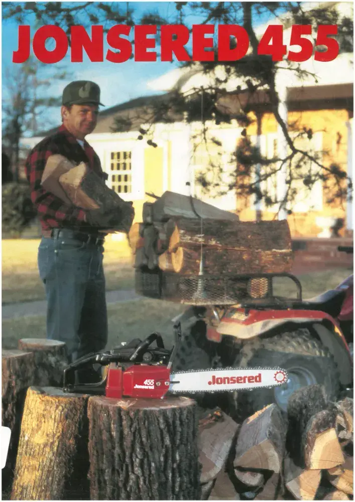 Jonsered Chainsaws - Model 455 Brochure