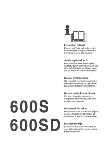 Jonsored Lawn Mower 600S and 600SD Operators Manual