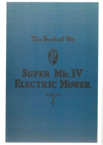 JP Mower Super Electric Mk4 Operators Manual