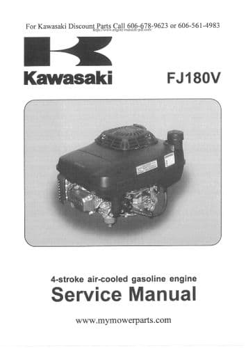 Kawasaki Air Cooled Gas Engine FJ180V Workshop Service Manual