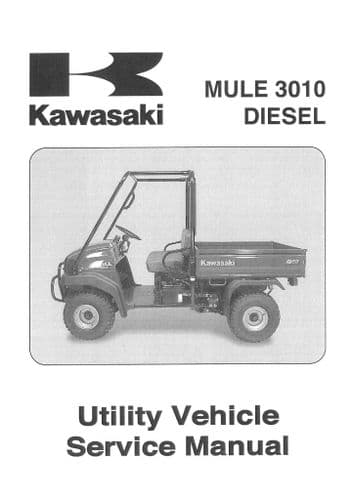 Kawasaki Utility Vehicle Mule 3010 Workshop Service Manual