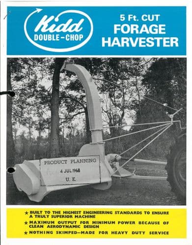 Kidd Forager Double Chop Brochure - Forage Harvester