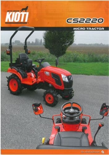 Kioti  Micro Tractor CS2220  Brochure