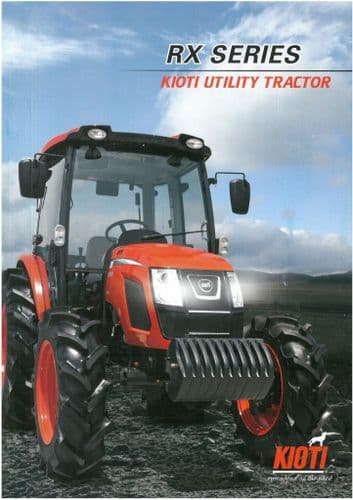 Kioti  Utility Tractor- RX Series Brochure