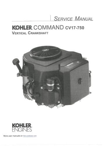 Kohler Engine Vertical Crankshaft CV17 CV18 CV20 CV22 CV23 CV25 CV730 CV26 Workshop Manual