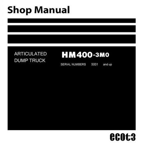 Komatsu Articulated Dump Truck HM400-3MO Workshop Service Manual