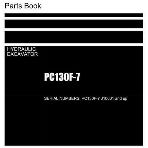 Komatsu Hydraulic Excavator PC130F-7 Parts Manual
