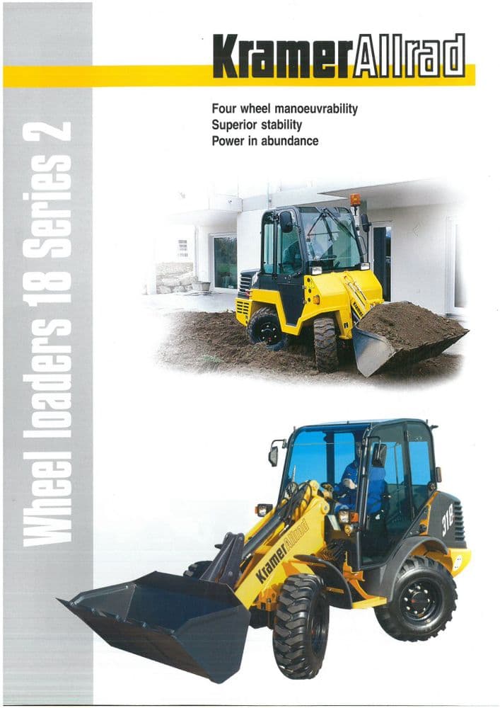 Kramer Allrad Wheel Loaders 118 318 418 Brochure