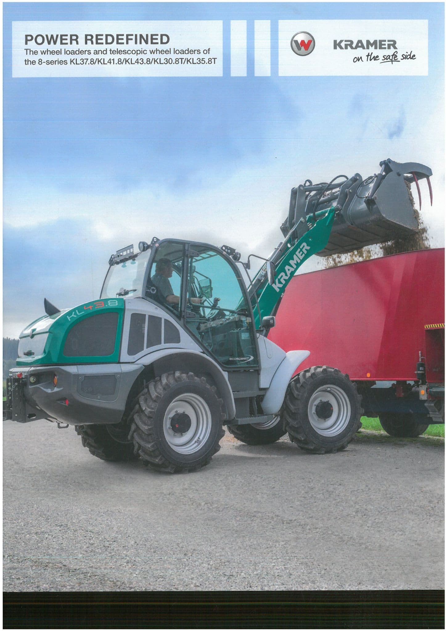 Kramer Wheel Loaders and telescopic wheel loaders of 8 series Brochure