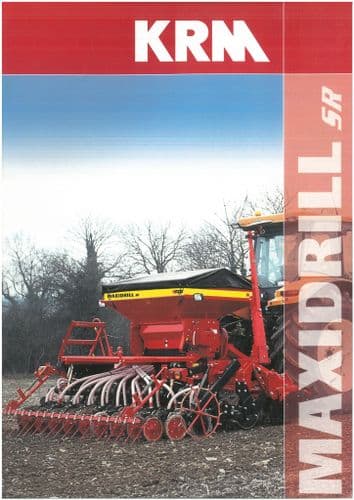 KRM Roger Maxidrill SR Seed Drill Brochure