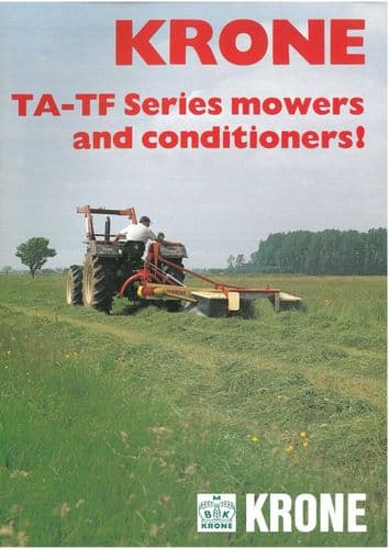 Krone Mowers & Conditioners - TA & TF Series Brochure