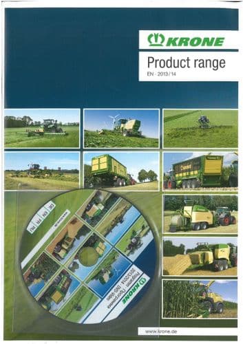 Krone Product Range 2013/14 Brochure - Forager, Tedder, Mower, Baler ++++