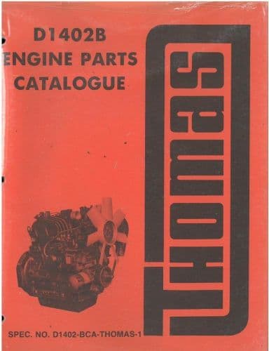 Kubota Engine - Model D1402B Parts Manual - Thomas Skid Steer