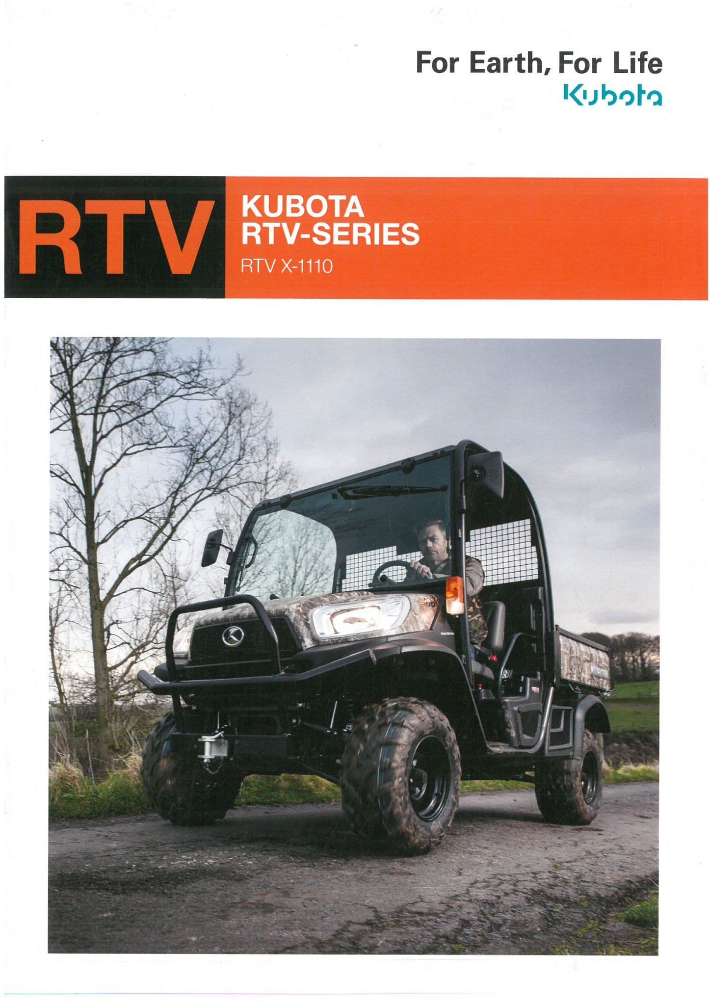 Kubota RTV X1110 Diesel Utility Vehicle Brochure