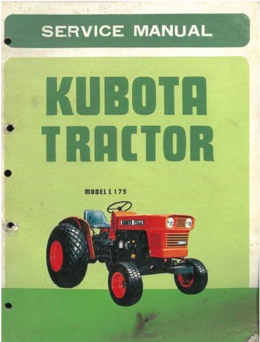 Kubota Tractor L175  Workshop Service  Manual