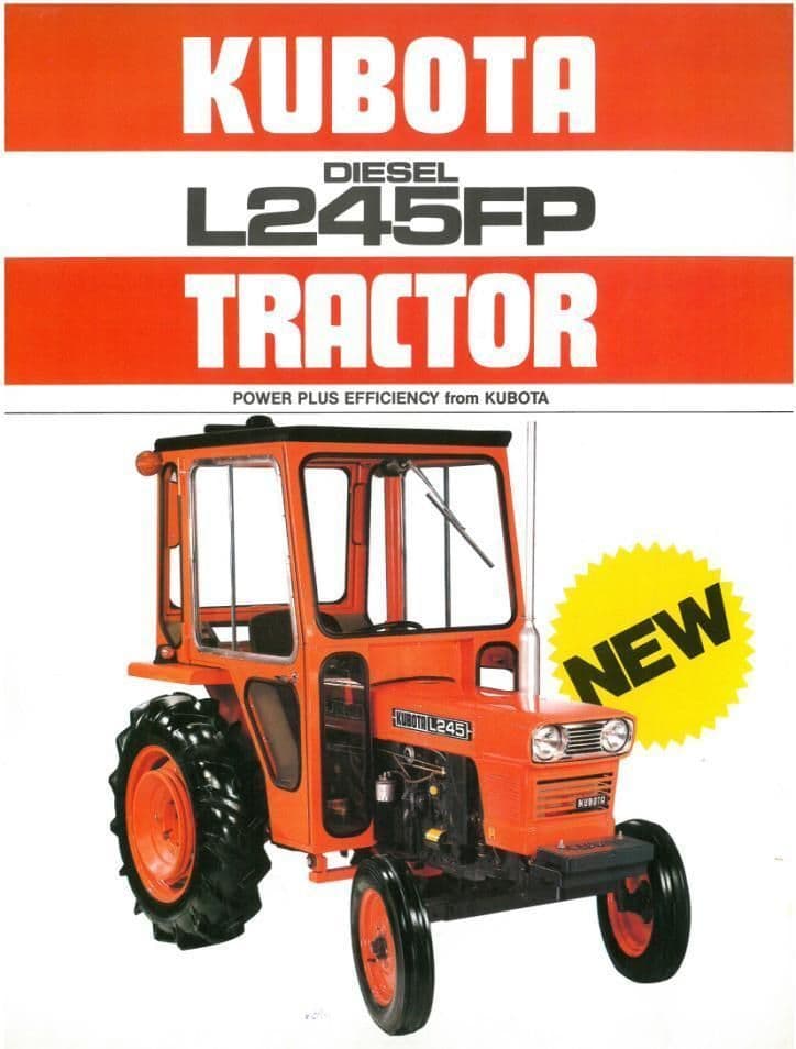 KUBOTA TRACTOR - L245FP BROCHURE - DG1 - L245 FP