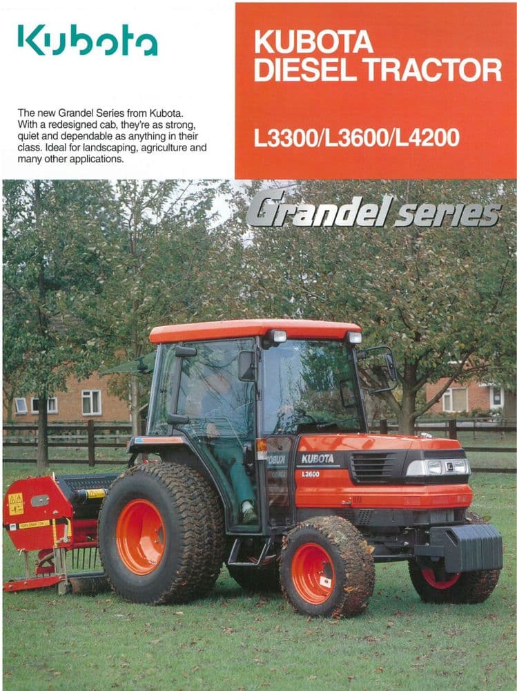 Kubota Tractor L3300 L3600 L4200 Brochure