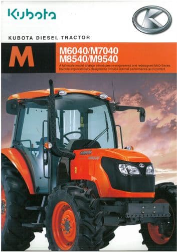 Kubota Tractor M Series Brochure - M6040 M7040 M8540 M9540