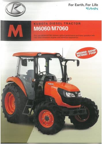 Kubota Tractor  M6060 & M7060  Brochure