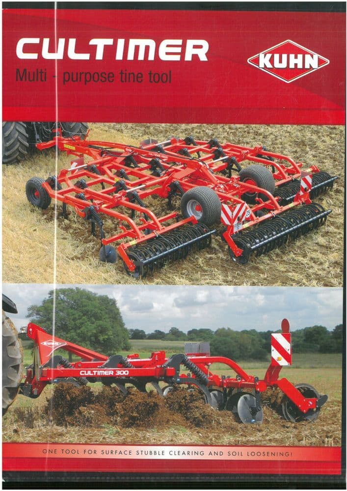 Kuhn Cultimer Multi Purpose Tine Tool Brochure