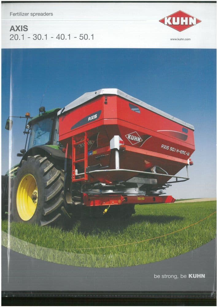 Kuhn Fertiliser Spreader Axera 1102 H EMC Brochure