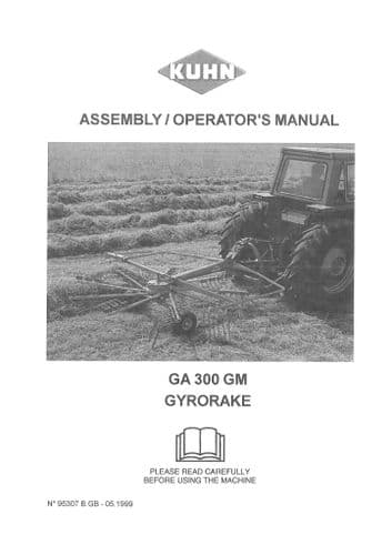 Kuhn Gyrorake GA300GM, GA300 GM Operators Manual