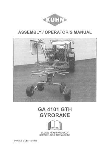 Kuhn Gyrorake GA4101GTH GA4101 GTH Operators manual