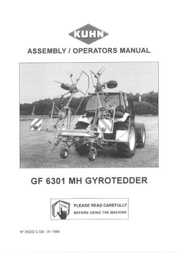 Kuhn Gyrotedder GF6301 Operators Manual