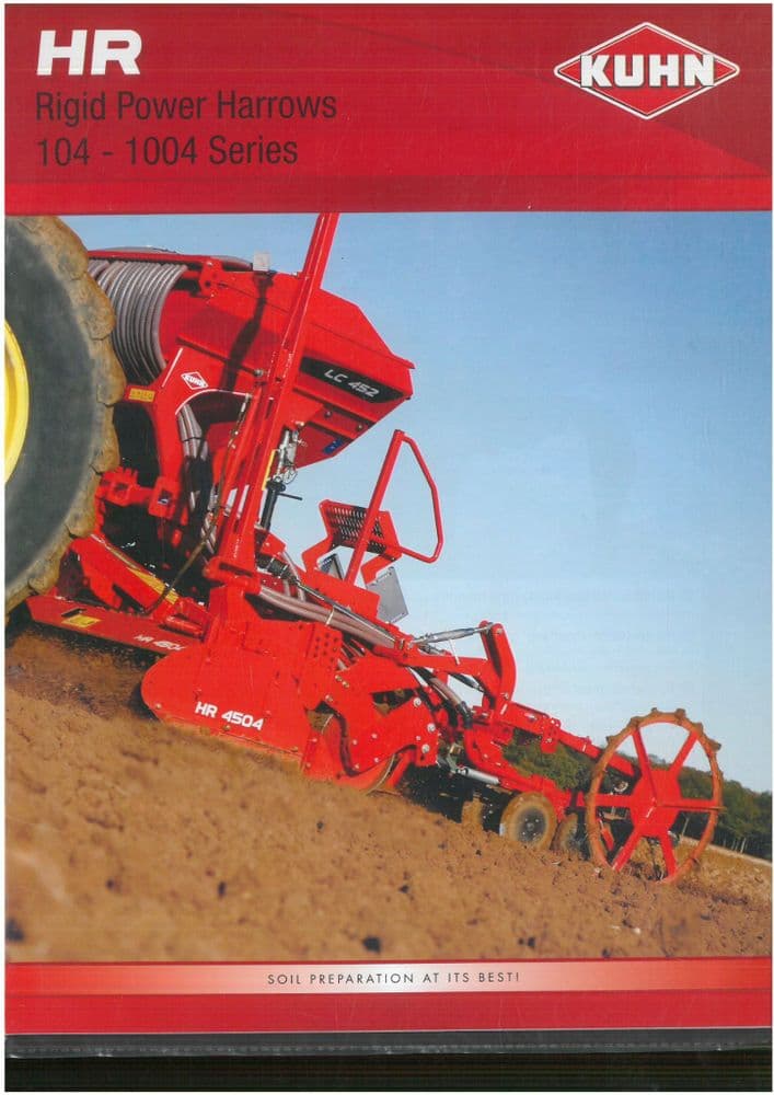Kuhn HR Power Harrows HR303 / HR403 Series Brochure - 303 403