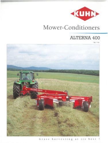 Kuhn Mower Conditioner Alterna 400 Brochure
