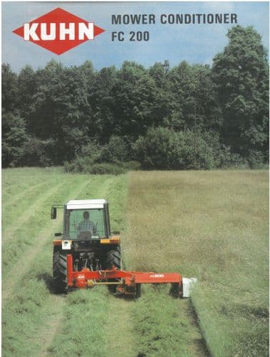 Kuhn Mower Conditioner FC200  Brochure