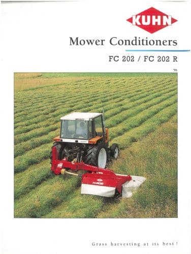 Kuhn Mower Conditioner FC202 & FC202R Brochure