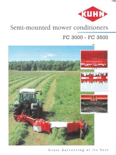 Kuhn Mower Conditioner FC3000 & FC3500 Brochure
