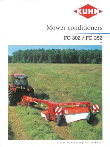 Kuhn Mower Conditioner FC302 & FC352 Brochure