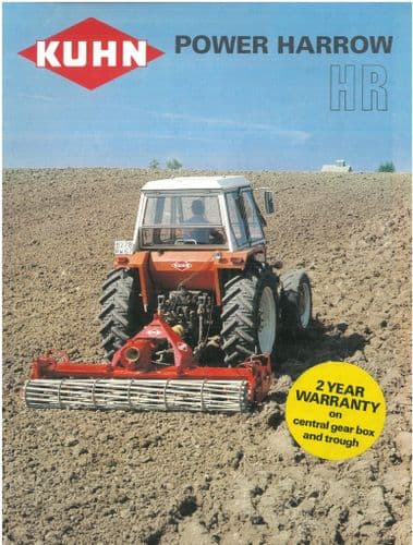 Kuhn Power Harrow HR250 HR300 HR400 HR450 Brochure