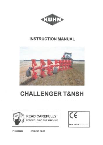 Kuhn Reversible Plough Challenger T & NSH Operators Manual