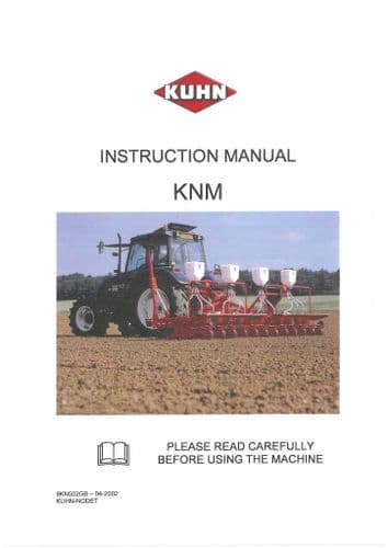 Kuhn Seed Drill KNM Operators Manual