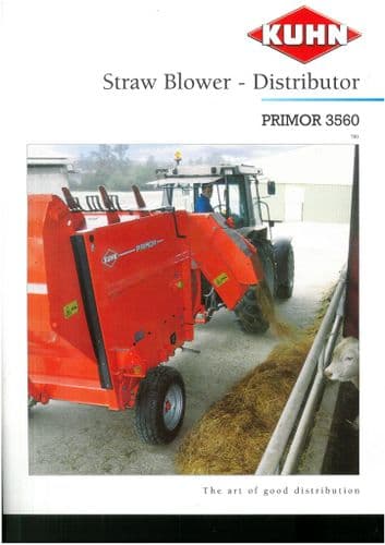 Kuhn Straw Blower Distributor PRIMOR 3560 Brochure