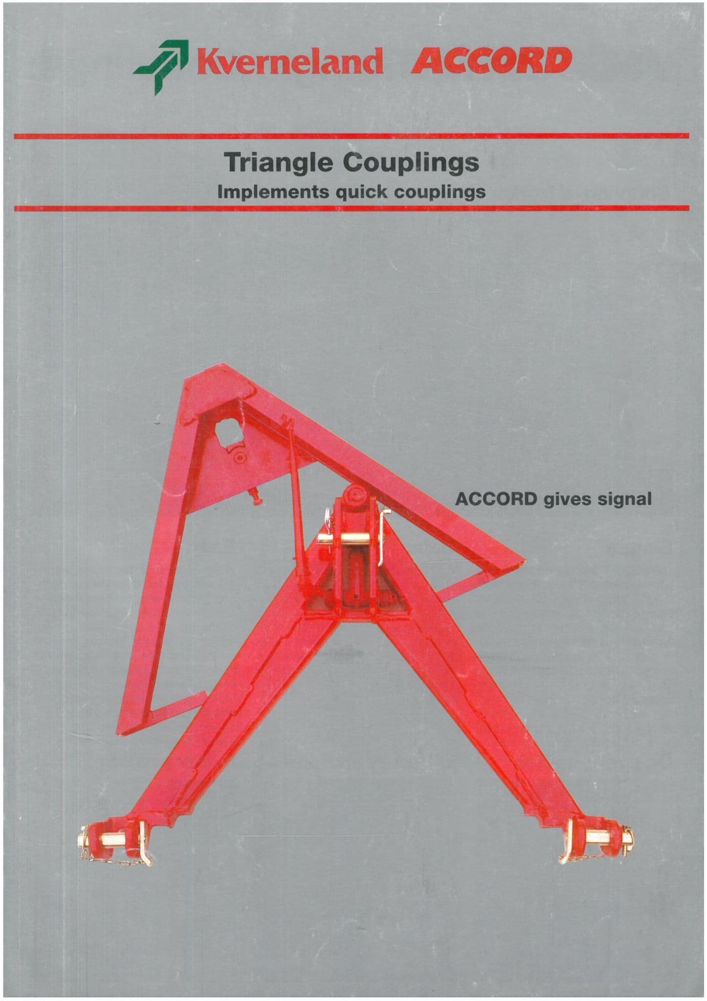 Triangular Coupling Kverneland Accord Triangle Couplings Implement Quick Couplings Brochure