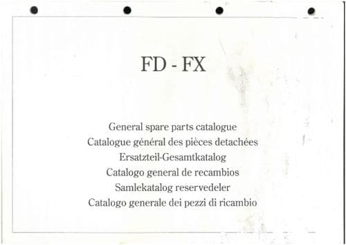 Kverneland Chopper FX165 FX195 FX225 FX255 FX300 FX320 FX400 FX470 FX600 FD300 Parts Manual