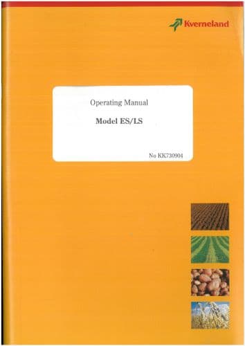 Kverneland Plough Model ES/LS Operators Manual
