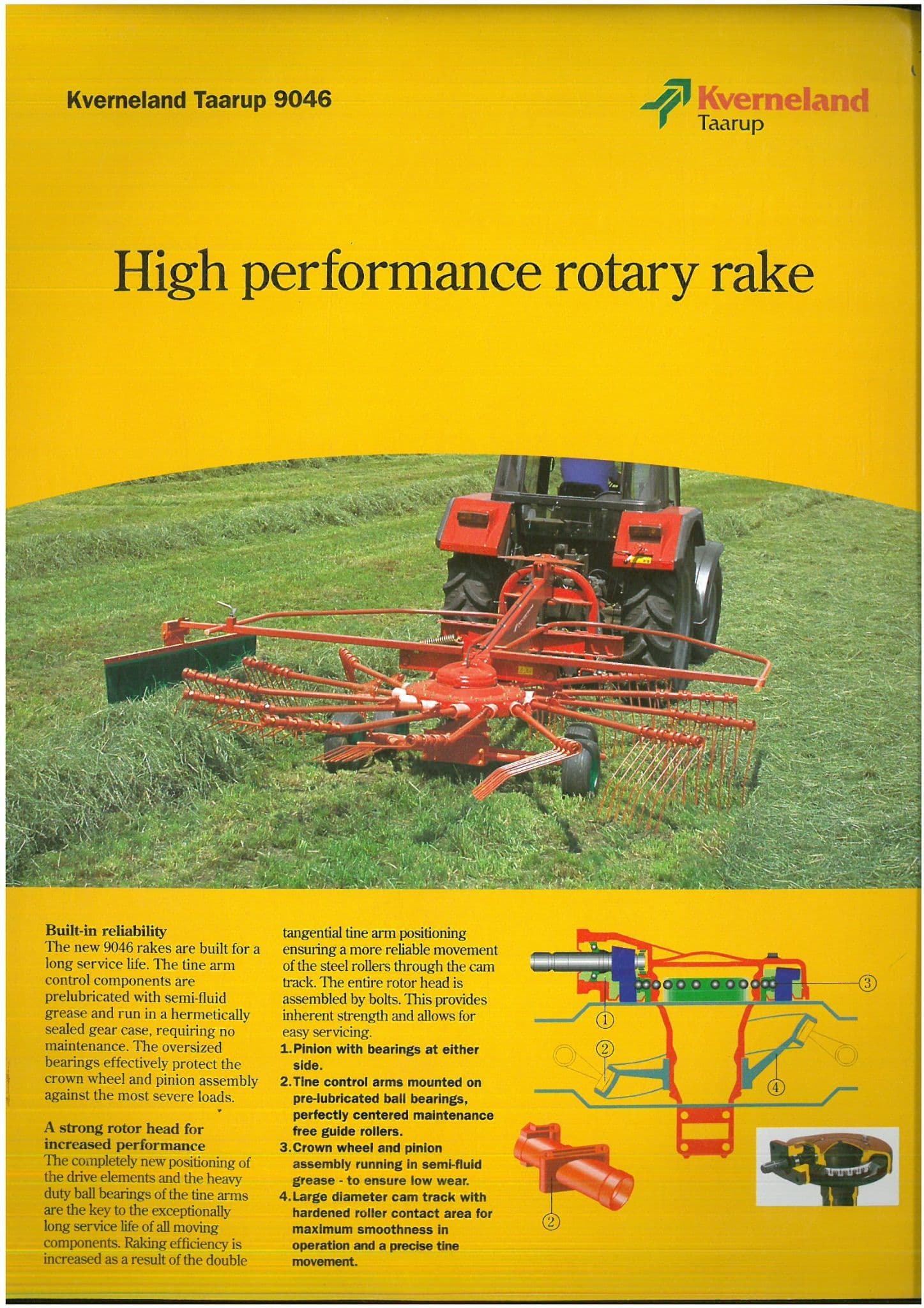 Rotary Rake Specifications Kverneland Rotary Rake 9046 Brochure