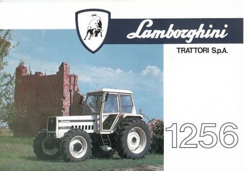 Lamborghini Tractor 1256 R1256 & 1256DT Brochure - In German