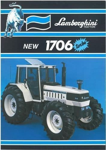LAMBORGHINI TRACTOR 1706 TURBO BROCHURE - SW1