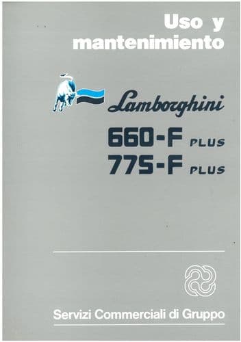 Lamborghini Tractor 660-F Plus & 775-F Plus Operators Manual 660 775 F *ITALIAN ONLY*