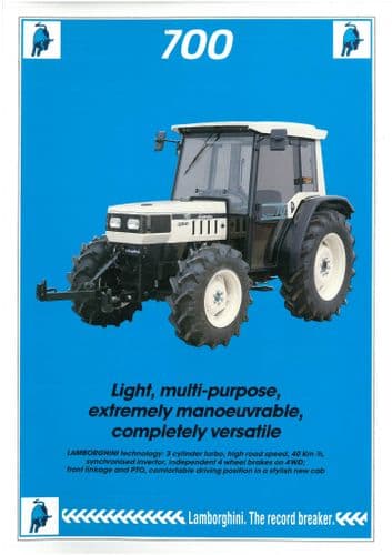 Lamborghini Tractor 700 Brochure